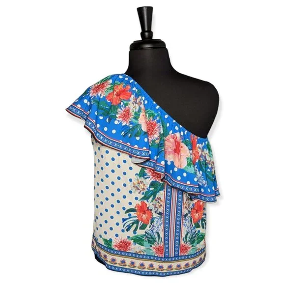 Flying Tomato One Shoulder Top Size Small - Picture 7 of 9